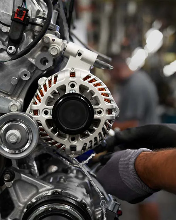 alternator-2 Mechanic fixing alternator