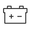 battery-dark Car battery icon