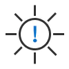diags_dark Danger diagnostic icon